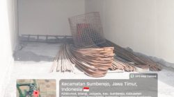 Ketauan!! Besi Jembatan di Sembunyikan di rumah Kosong